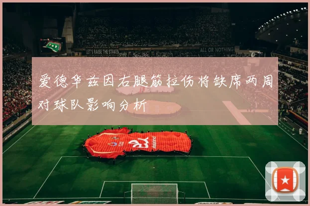 爱德华兹因右腿筋拉伤将缺席两周对球队影响分析